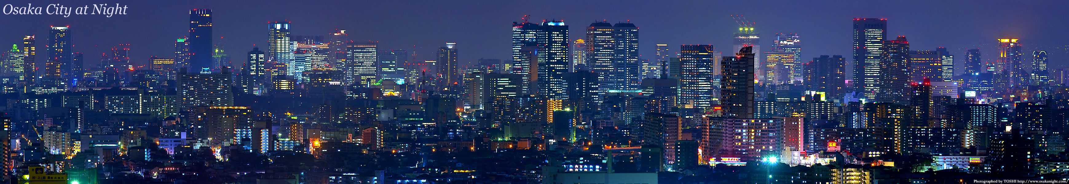 Osaka City at Night