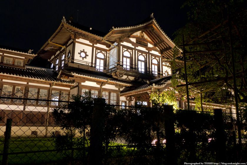 奈良国立博物館 仏教美術資料研究センター ライトアップ夜景