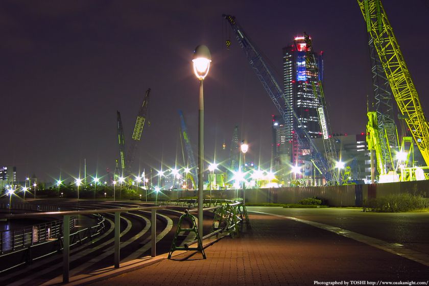 南港コスモスクエア夜景 2002年頃
