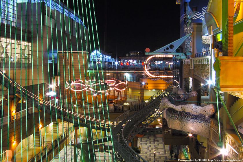 フェスティバルゲートの夜景 2002年頃