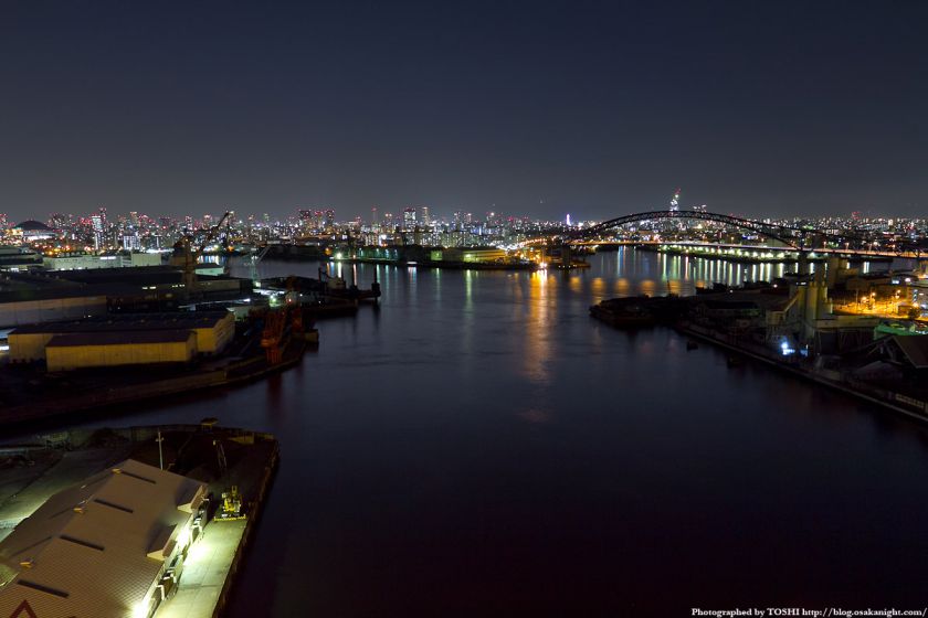 大正内港 夜景 2012年3月