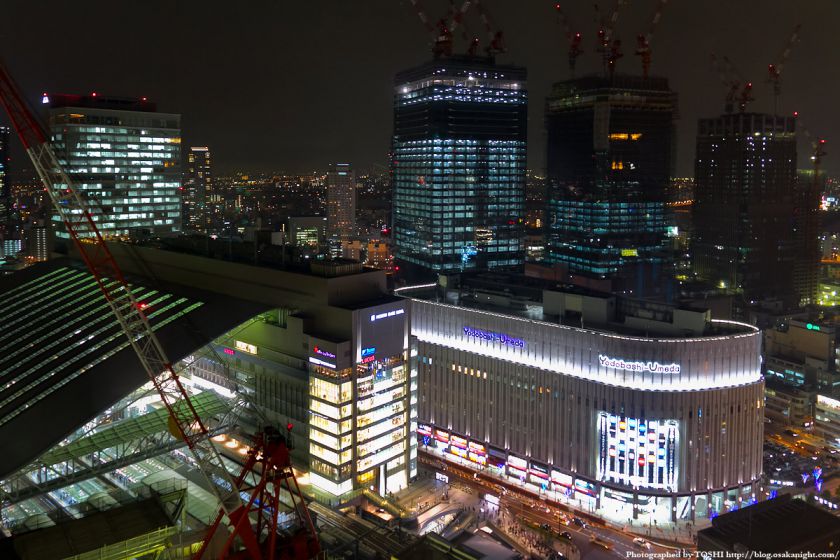 グランフロント大阪 夜景 2012年4月