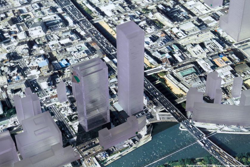 （仮称）大阪市中央区北浜東計画 模型