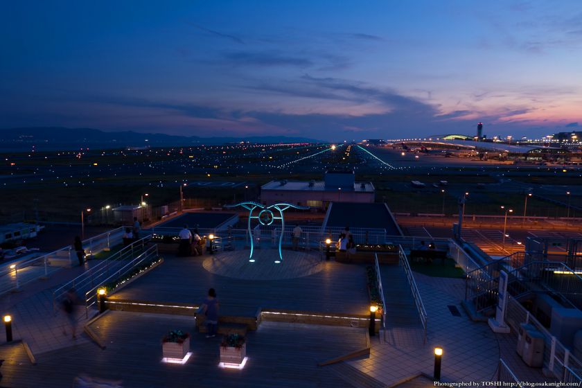 関西国際空港 夕景 2012年9月 01