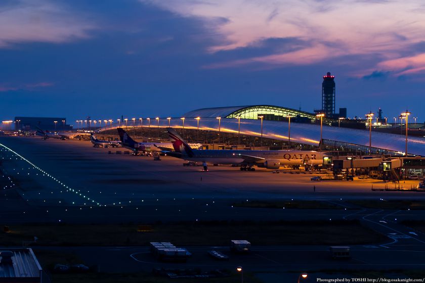 関西国際空港 夕景 2012年9月 02