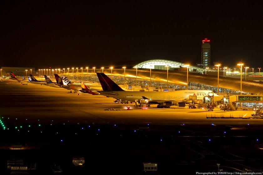 関西国際空港 夜景 2012年9月 03