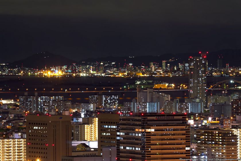 神戸市内方面 夜景 from オリックス本町ビル 2012年5月