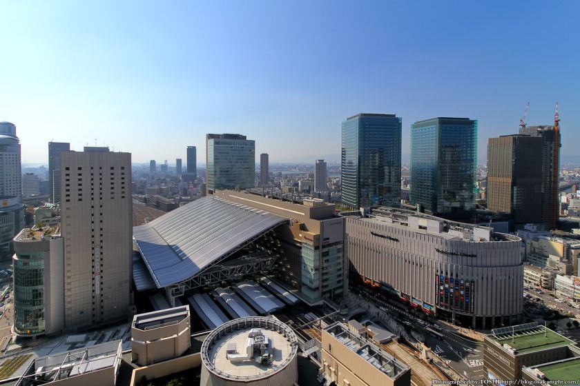 大阪駅とグランフロント大阪 2012年10月