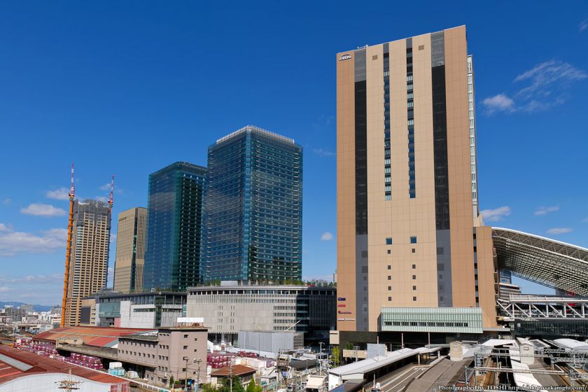 グランフロント大阪とノースゲートビルディング 2012年10月
