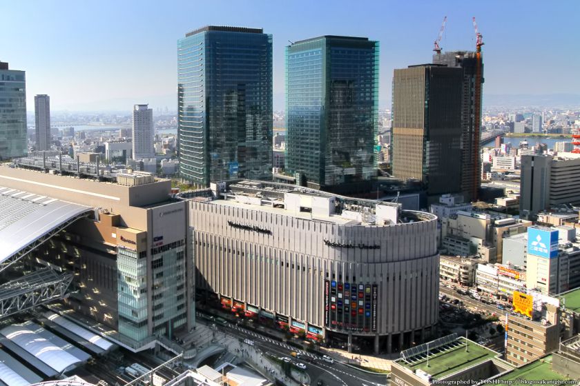 ヨドバシ梅田とグランフロント大阪 2012年10月