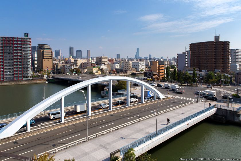 岩松橋と大正橋 2013年11月