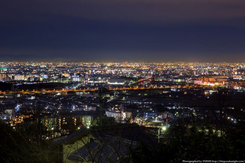 高槻大和ネオポリスから見る大阪の夜景