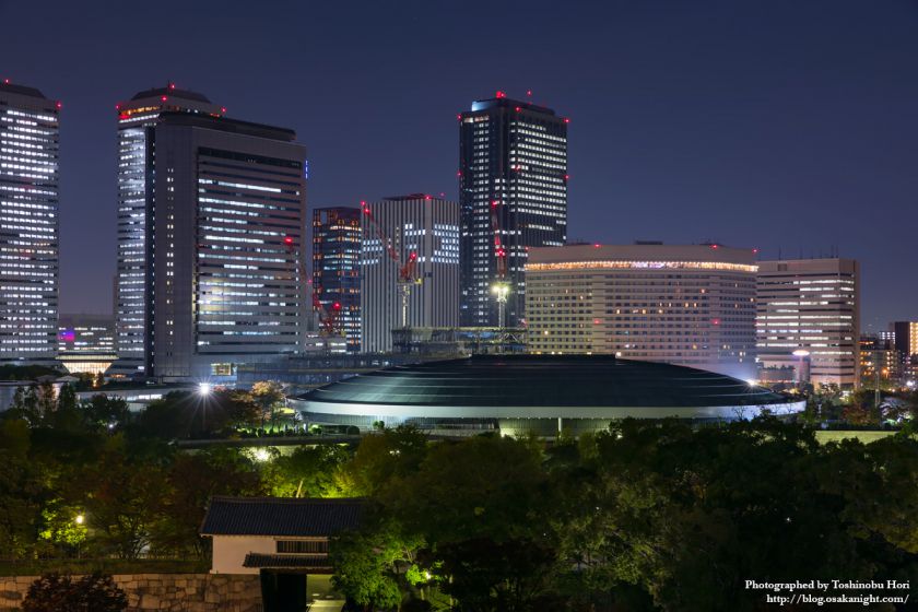 OBP 大阪ビジネスパーク 夜景 2017年11月 05