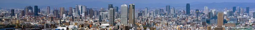 大阪南港 WTCコスモタワーからのパノラマ写真