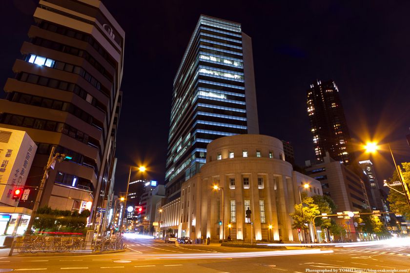大阪証券取引所ビル 夜景