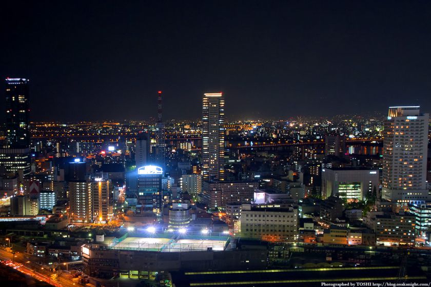 アクティ大阪展望ロビーからの夜景 2008年 06