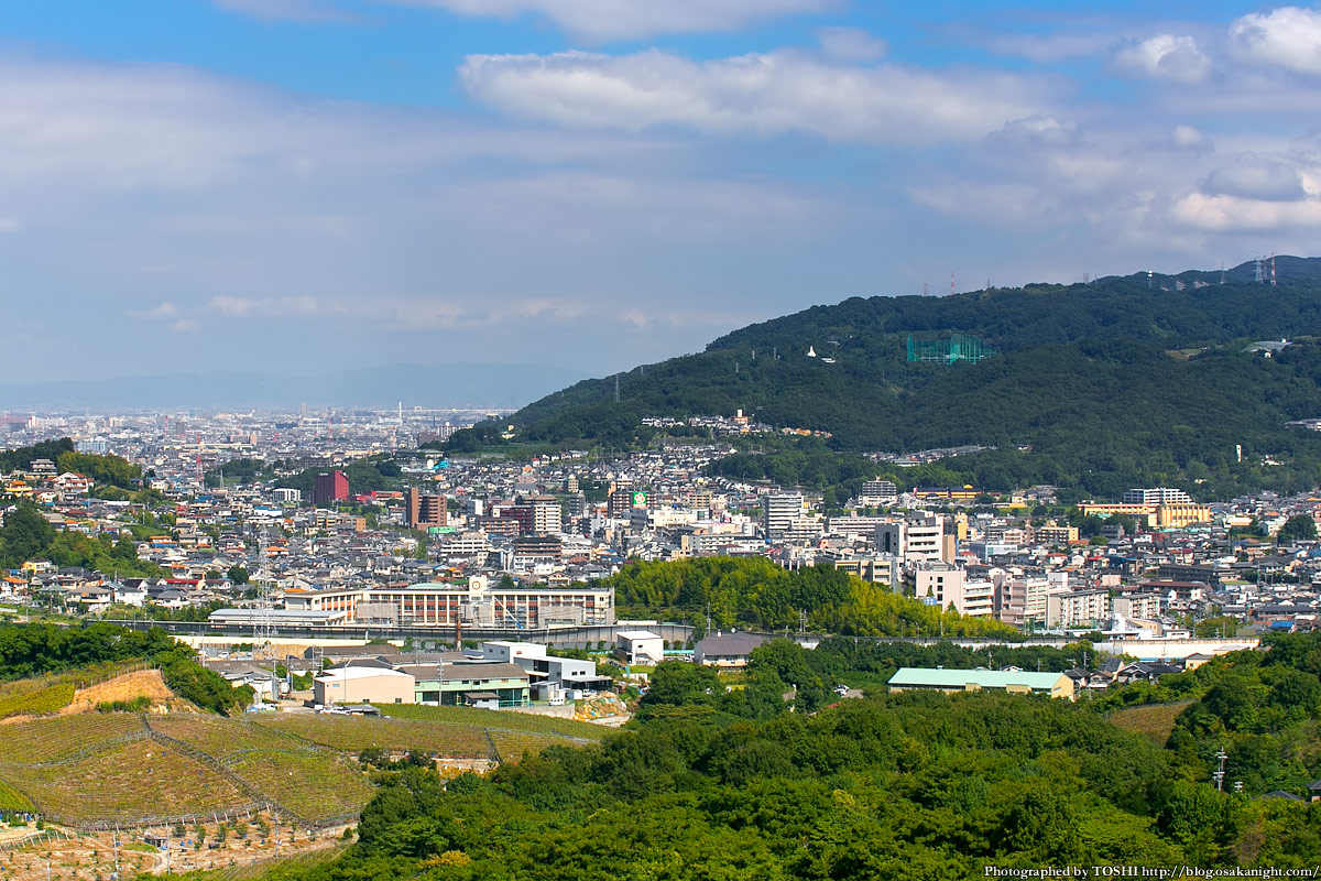 鉢伏山 はびきの中央霊園からの眺め 13年9月 大阪 At Night ブログ