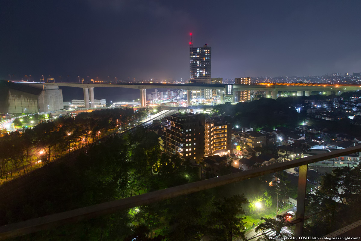 シーサイドホテル舞子ビラ神戸からの夜景 明石海峡大橋 大阪 At Night ブログ