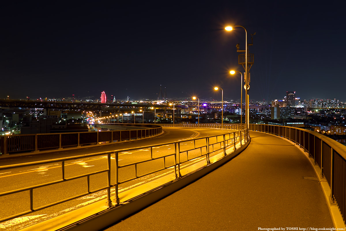 なみはや大橋 港区 大正区 からの大阪夜景 大阪 At Night ブログ