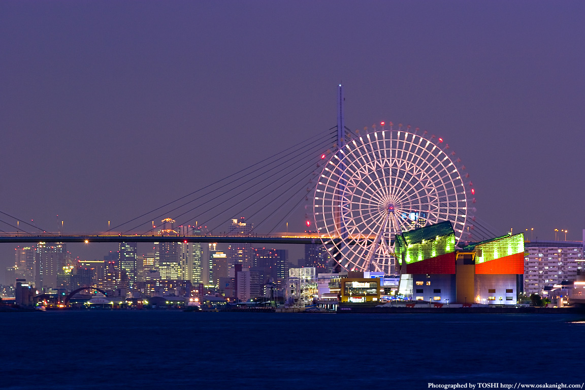 大阪南港コスモタワーからの大阪の夜景 - α7Cで撮る北摂の風景