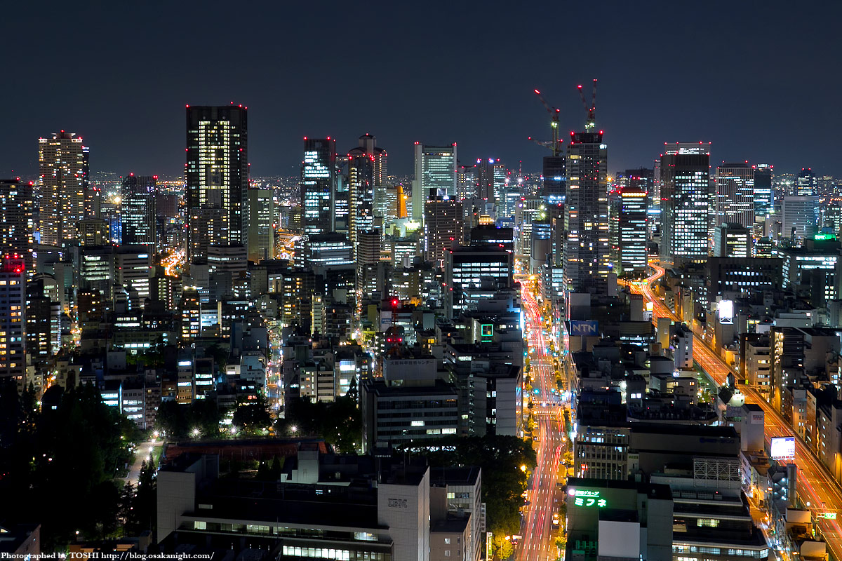 オリックス本町ビルからの大阪夜景と高層ビル群 大阪 At Night ブログ