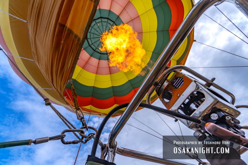 水都大阪ウィーク 熱気球体験 2021年10月 10
