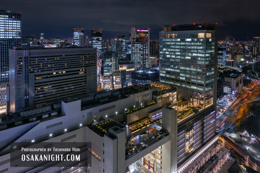 ホテル阪急レスパイア大阪からの夜景 大阪ステーションシティ 01