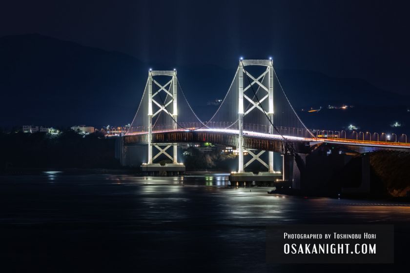 大鳴門橋 夜景 2022年1月