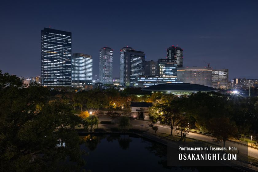 OBP 大阪ビジネスパーク 夜景 2022 01
