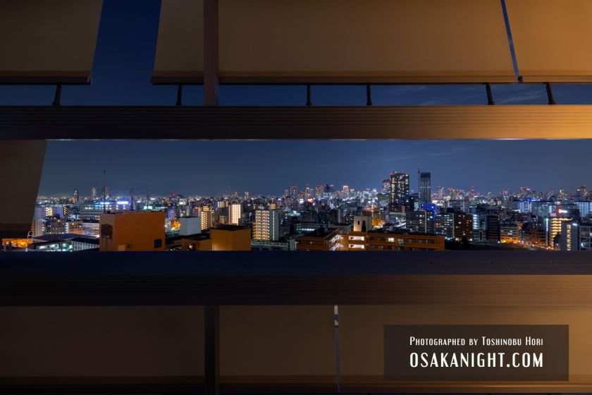 OMO7大阪 by 星野リゾート ゲストルームから北側の夜景 01