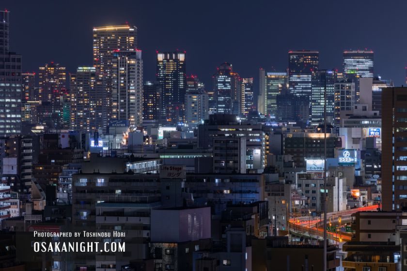 OMO7大阪 by 星野リゾート ゲストルームから北側の夜景 04