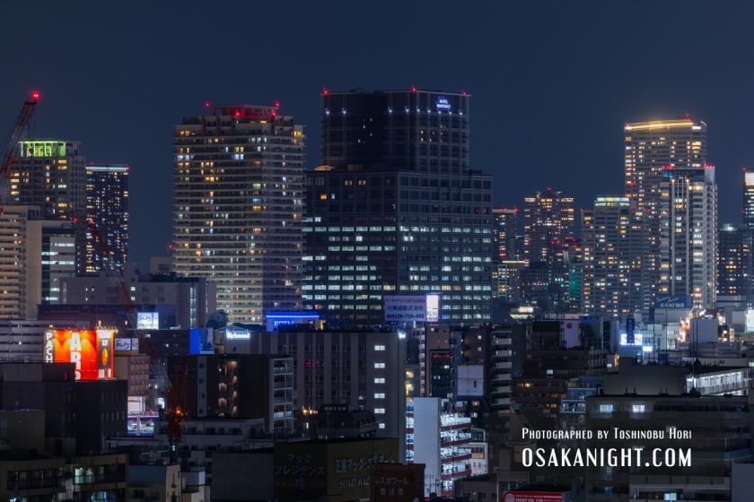 OMO7大阪 by 星野リゾート ゲストルームから北側の夜景 05