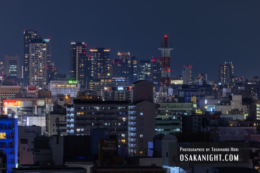OMO7大阪 by 星野リゾート ゲストルームから北側の夜景 06