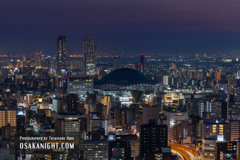 ホテルモントレ グラスミア大阪からの夜景 08