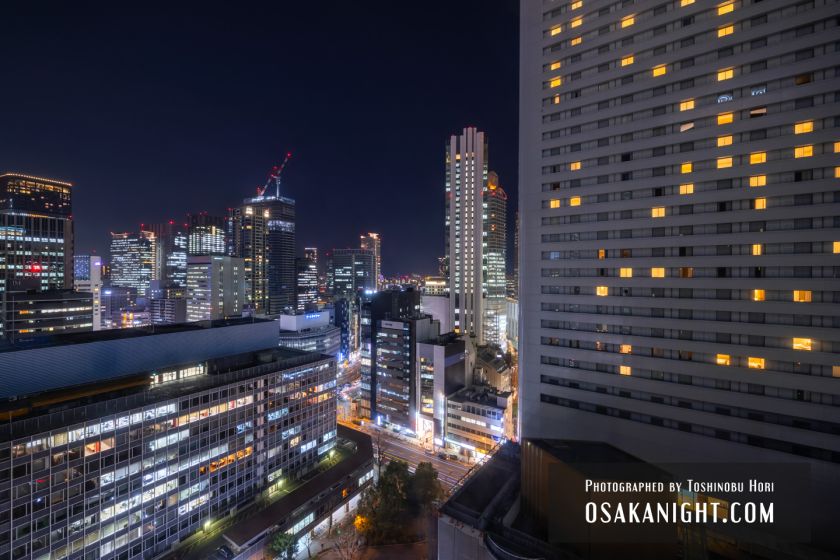 大阪マルビル(大阪第一ホテル )からの夜景 02