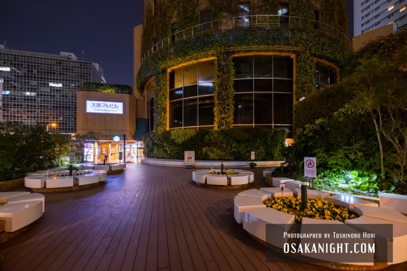 大阪マルビル 緑のテラス 夜景
