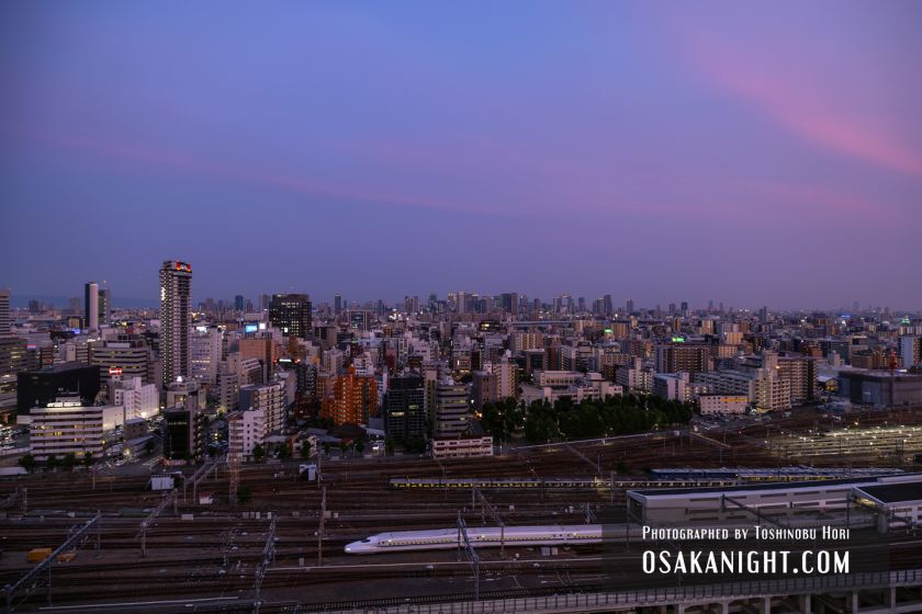 からくさホテルグランデ新大阪タワーからの夕景