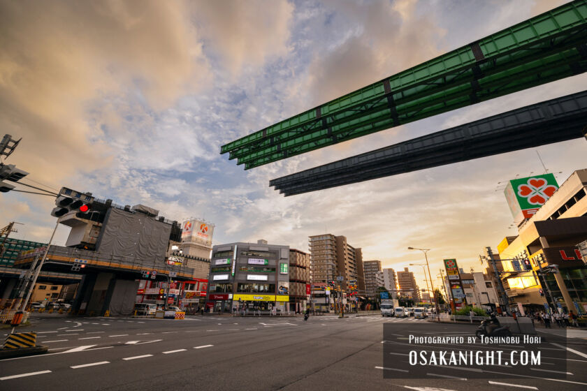 阪神高速14号松原線 喜連瓜破付近 橋梁大規模更新工事 2023年10月 06