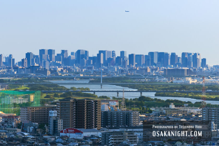 カンデオホテルズ大阪枚方 梅田～中之島の高層ビル群 昼景