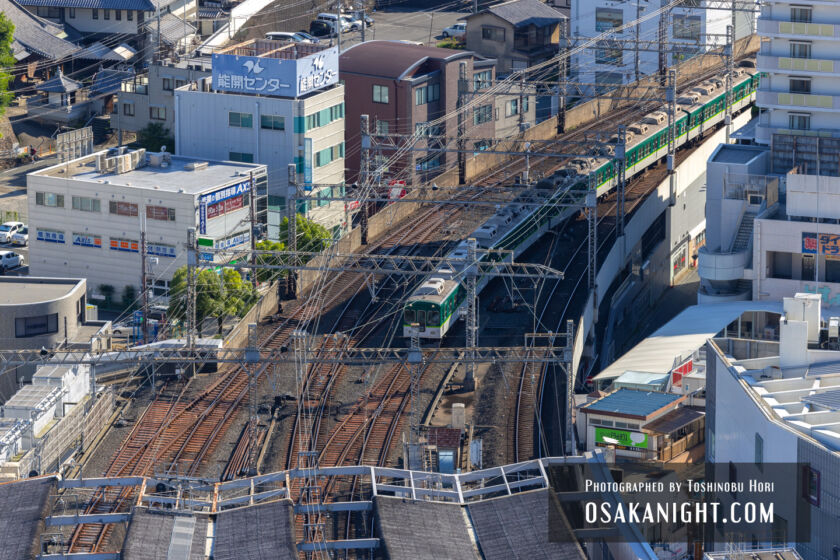 カンデオホテルズ大阪枚方 京阪電車 昼景