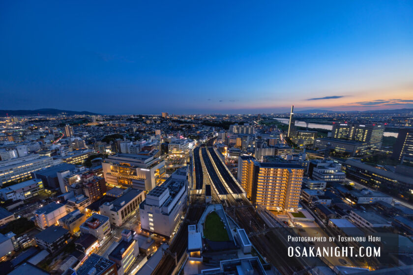 カンデオホテルズ大阪枚方 枚方市駅 夕景 01