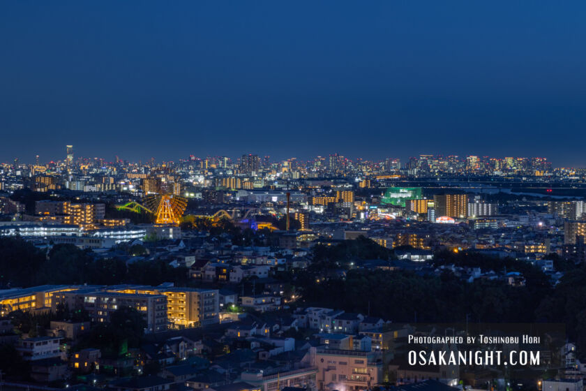 カンデオホテルズ大阪枚方 枚方の街並み 夜景