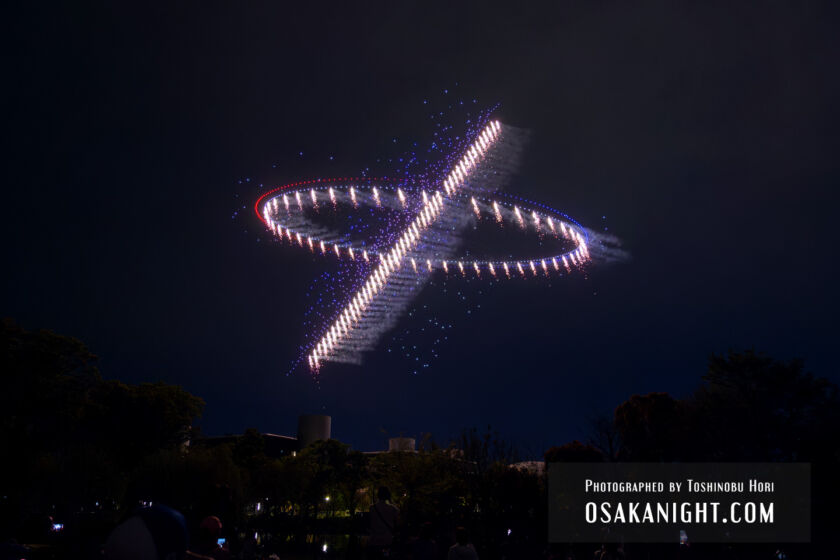 大阪・関西万博開幕1周年 ドローンショー 02