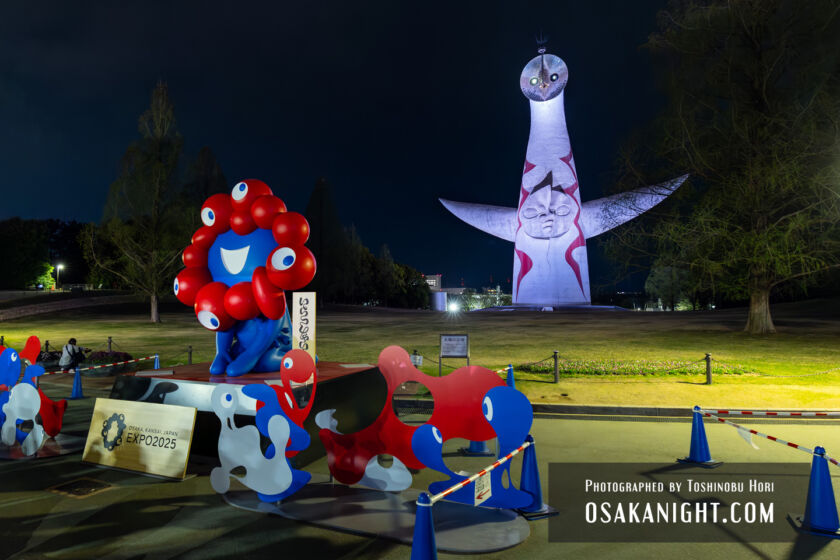 大阪・関西万博開幕1周年 ドローンショー 11